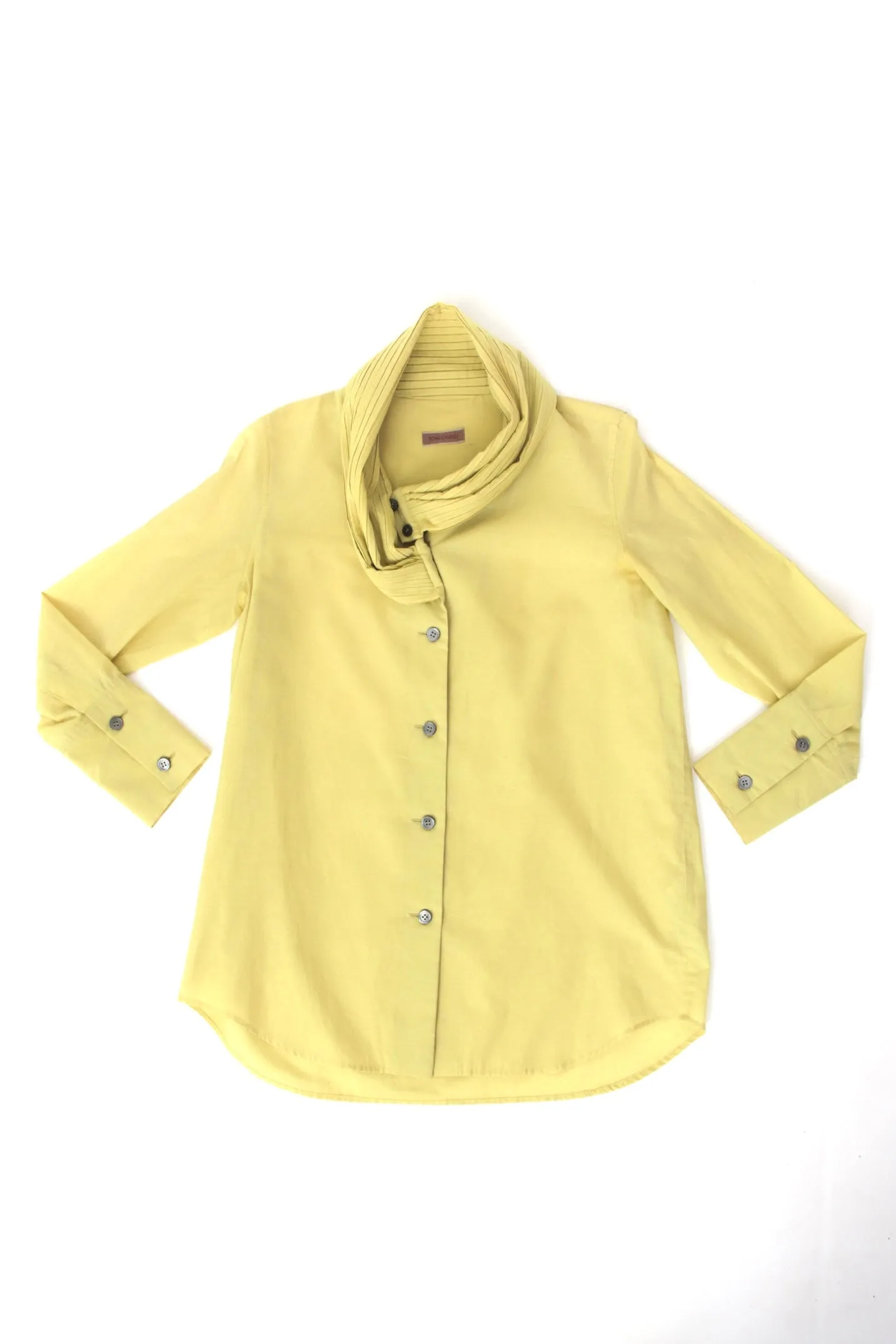 1990s Romeo Gigli Pleated Collar Shirt
