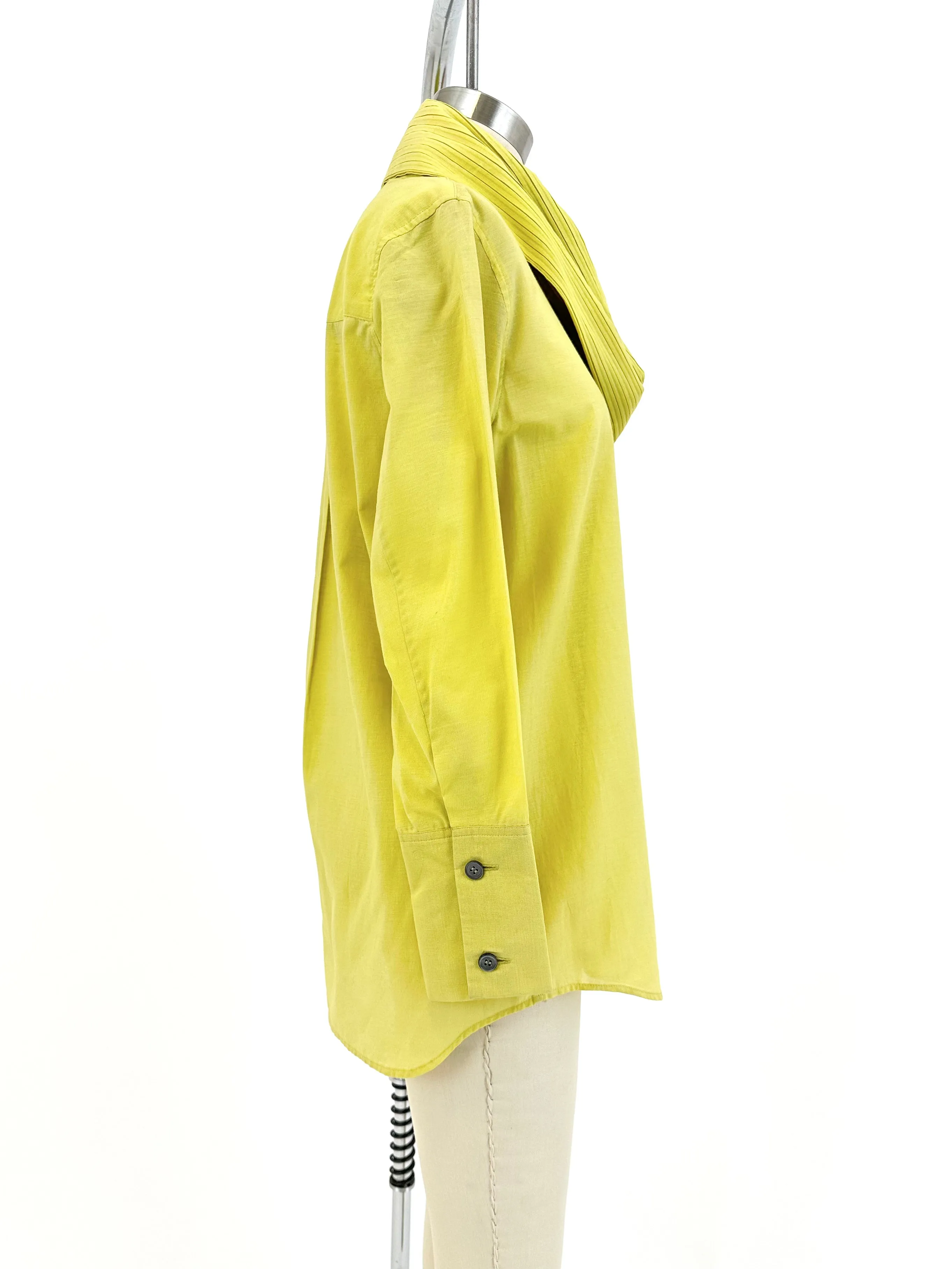 1990s Romeo Gigli Pleated Collar Shirt