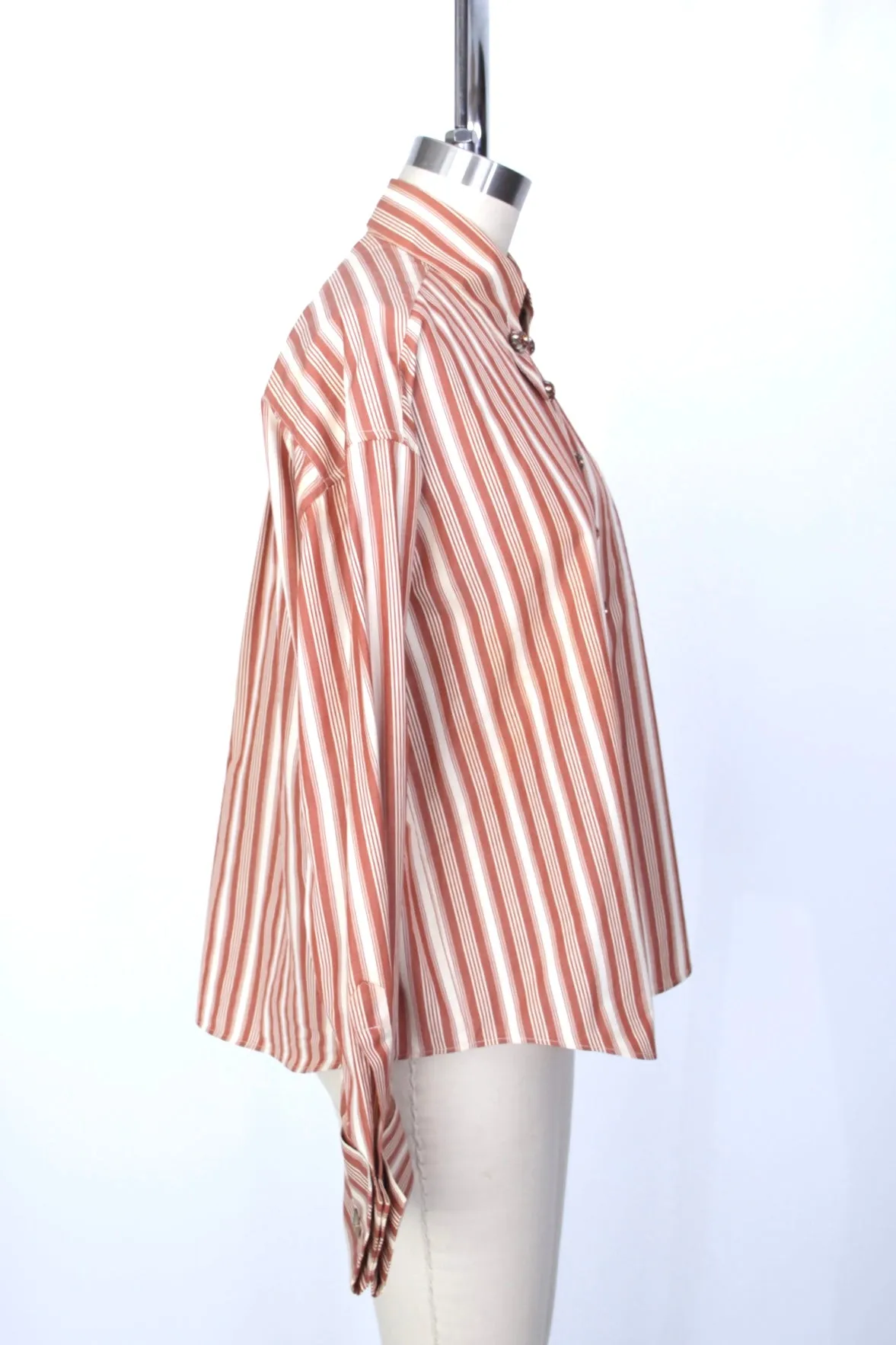 1994 Romeo Gigli Embellished Stripe Shirt*