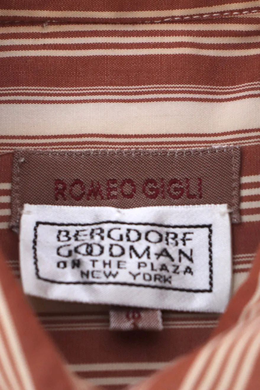 1994 Romeo Gigli Embellished Stripe Shirt*