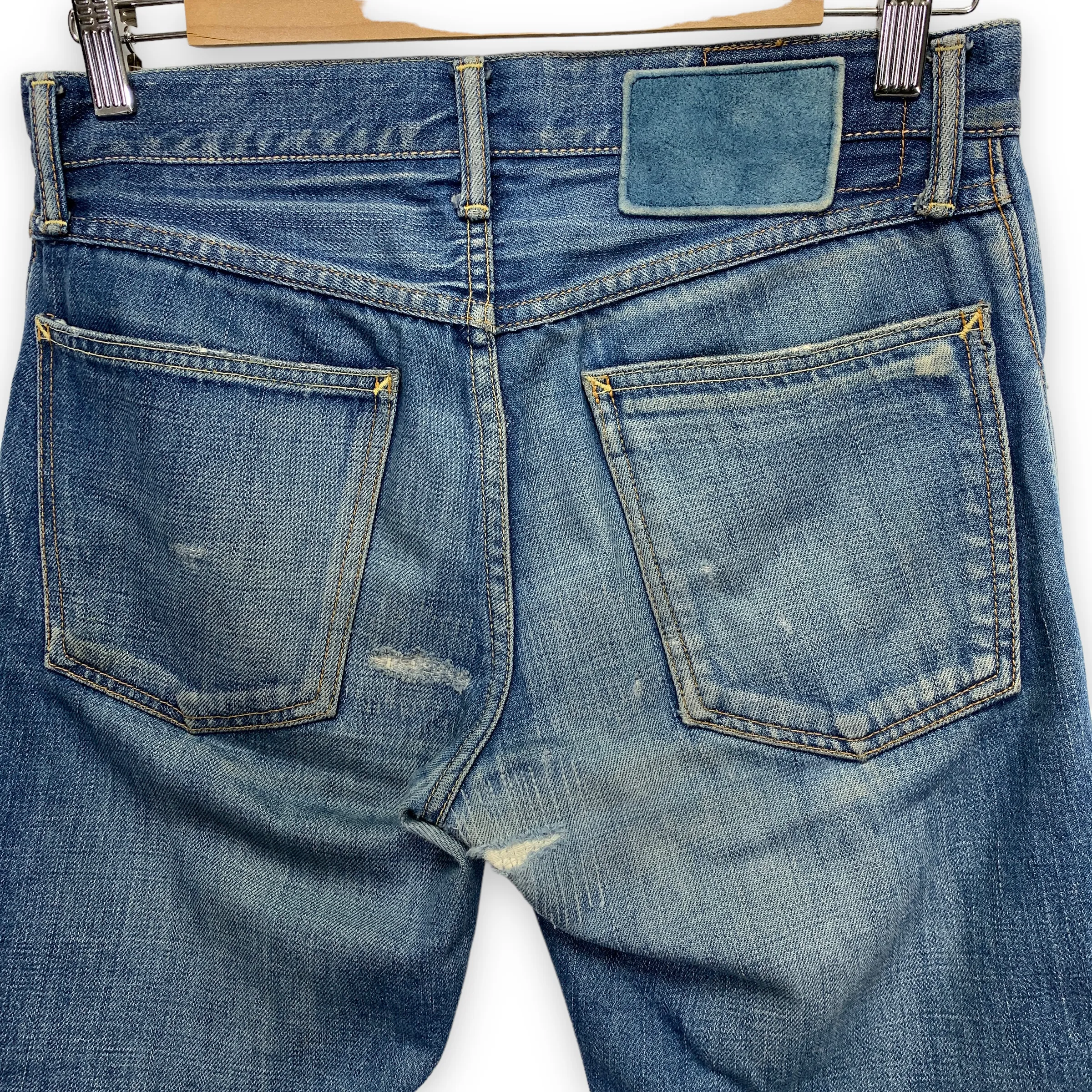 [30W 30L] Visvim 14AW 09D5 Distressed Denim Jeans Indigo