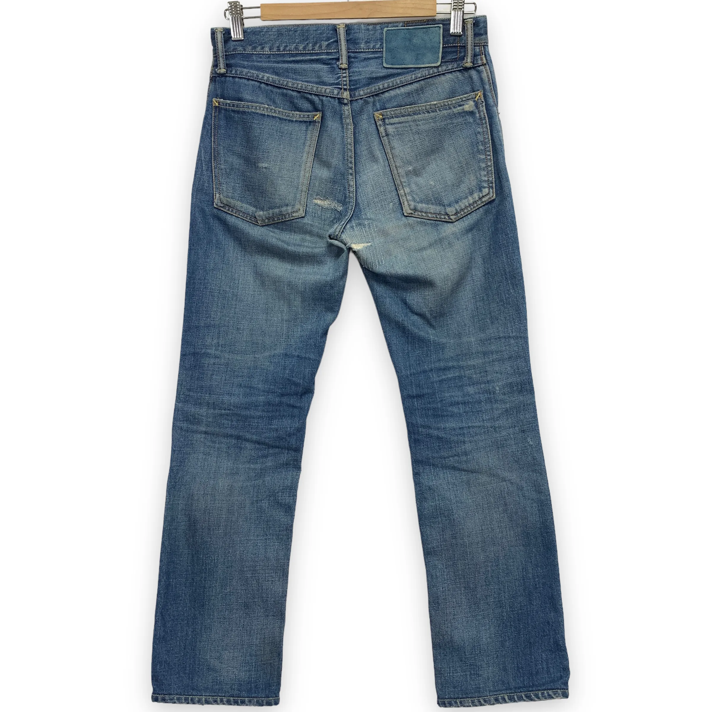 [30W 30L] Visvim 14AW 09D5 Distressed Denim Jeans Indigo