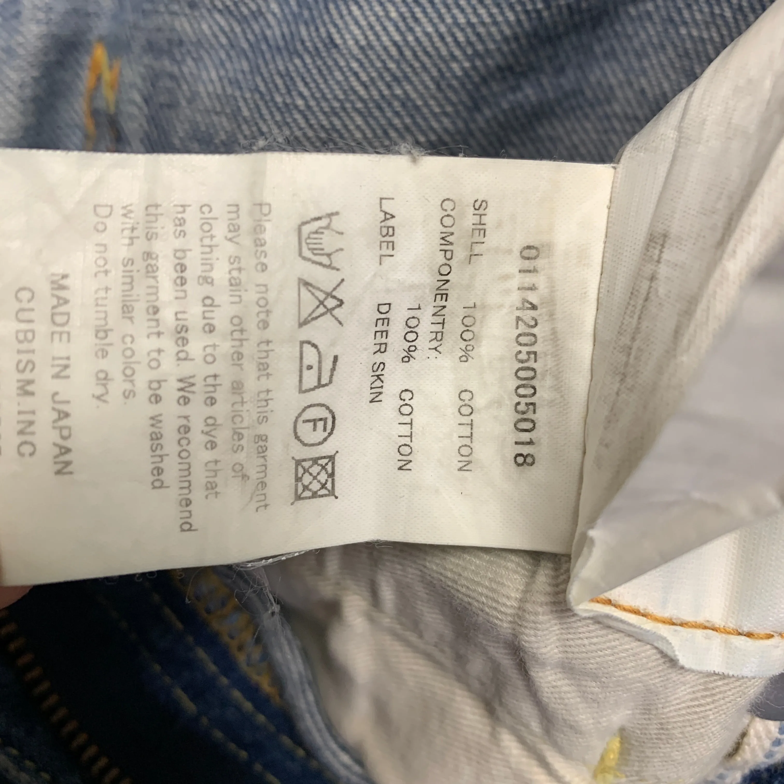 [30W 30L] Visvim 14AW 09D5 Distressed Denim Jeans Indigo
