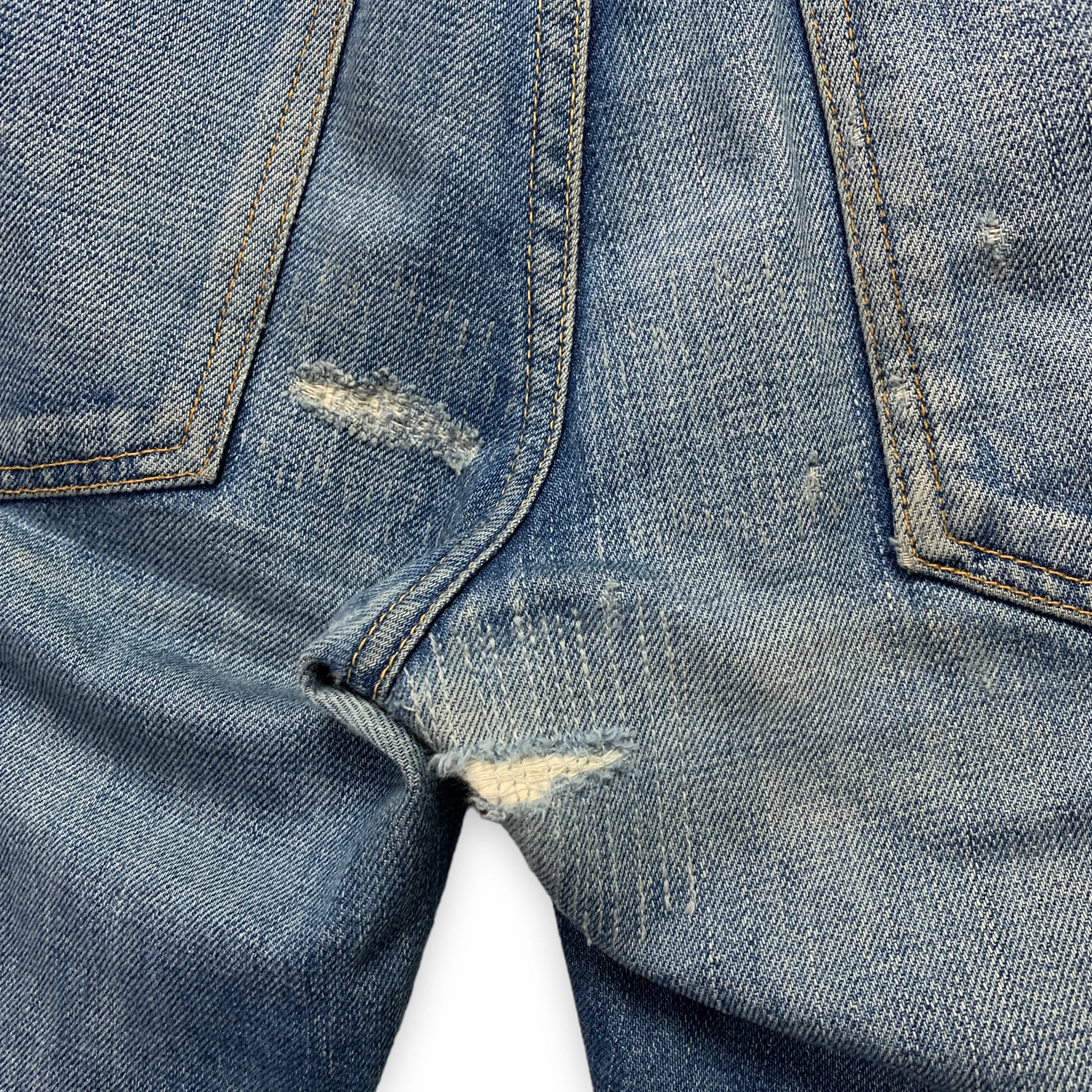 [30W 30L] Visvim 14AW 09D5 Distressed Denim Jeans Indigo