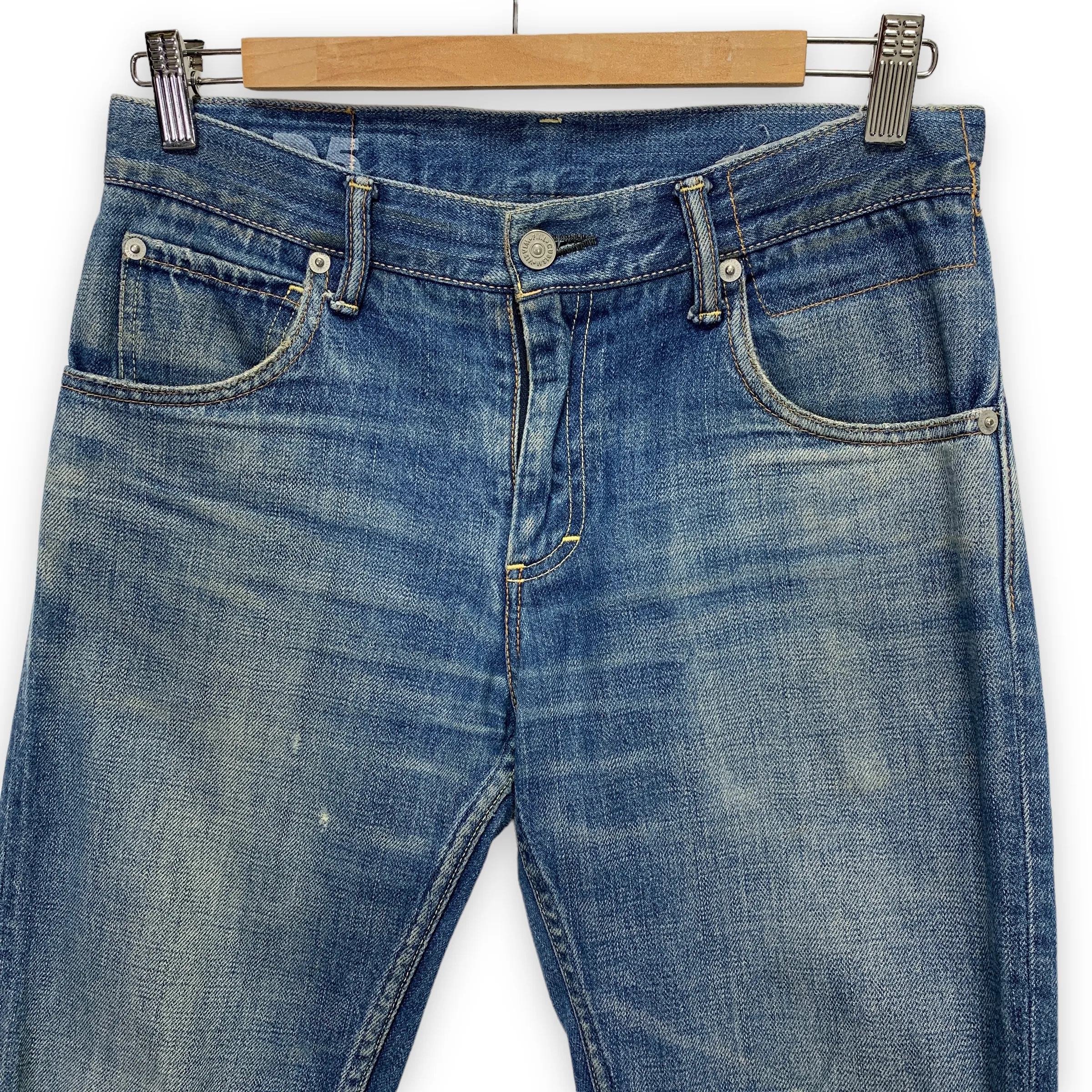 [30W 30L] Visvim 14AW 09D5 Distressed Denim Jeans Indigo