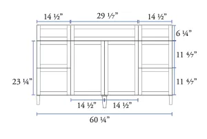 60" Single Sink Evolution I Classic Brand Vanity