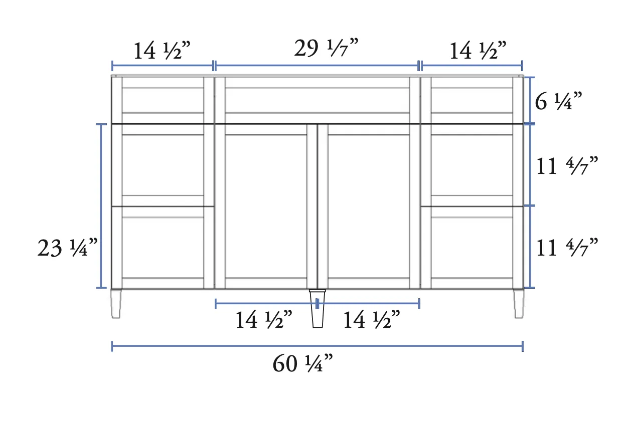 60" Single Sink Evolution I Classic Brand Vanity