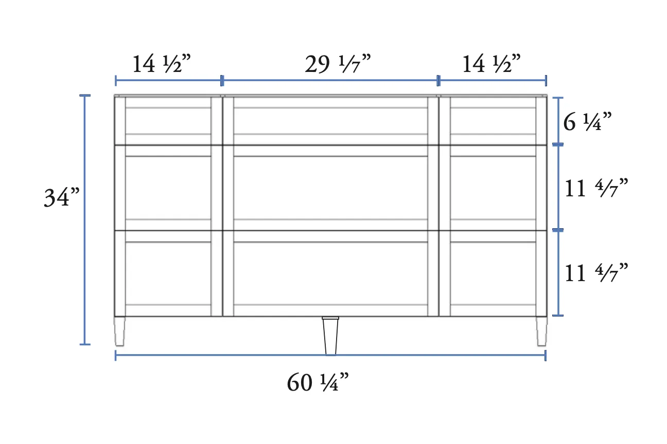 60" Single Sink Evolution I Classic Brand Vanity