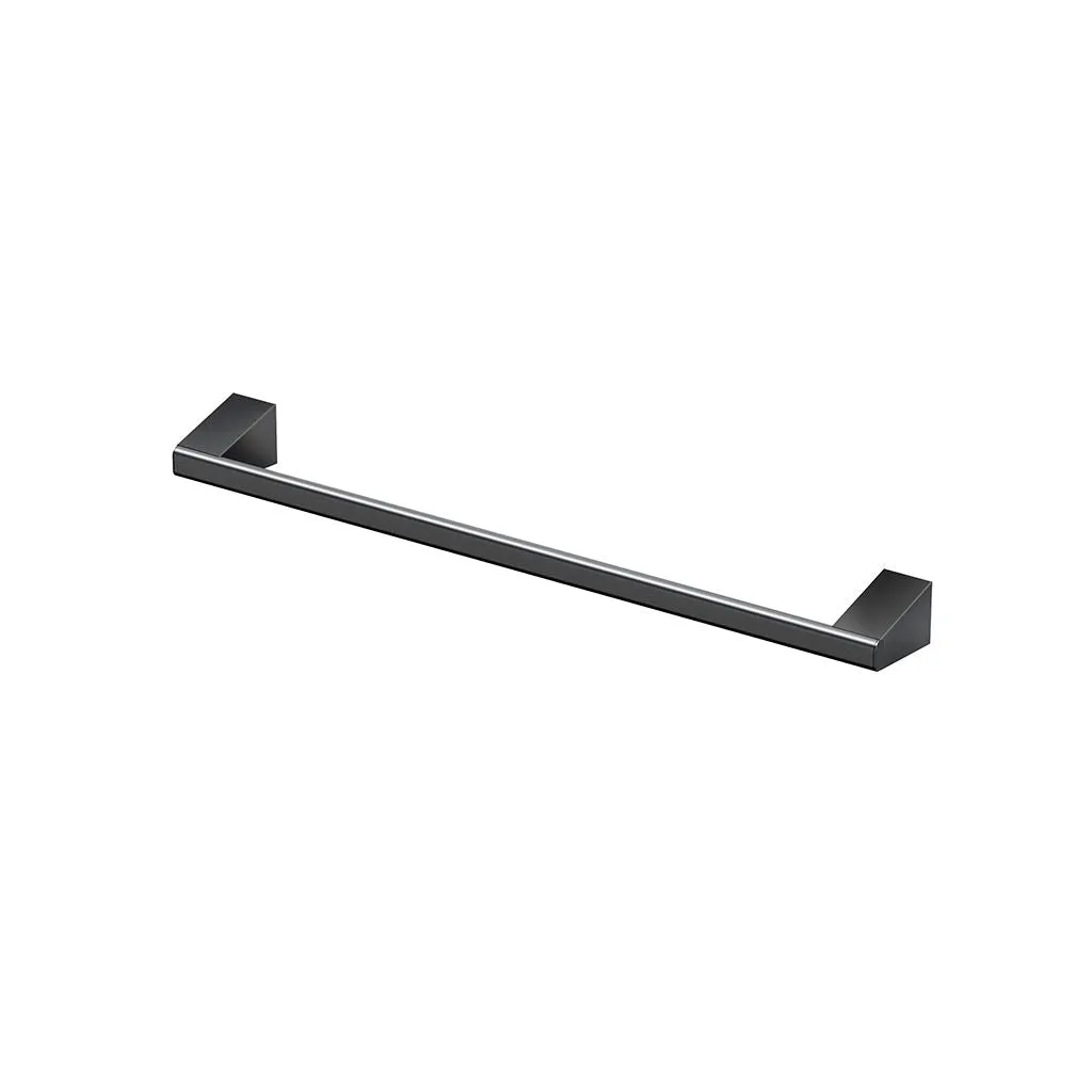 A-Line Single Towel Bar - Wall Mount - 18" Brass/Matt Black