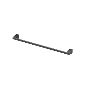 A-Line Single Towel Bar - Wall Mount - 24" Brass/Matt Black