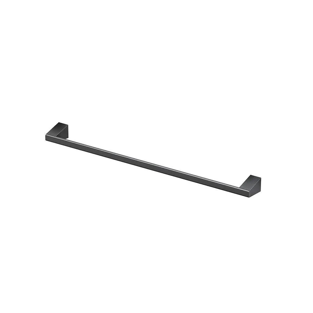 A-Line Single Towel Bar - Wall Mount - 24" Brass/Matt Black
