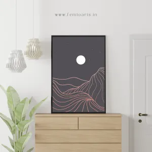 Abstract mountain contemporary aesthetic backgrounds landscapes