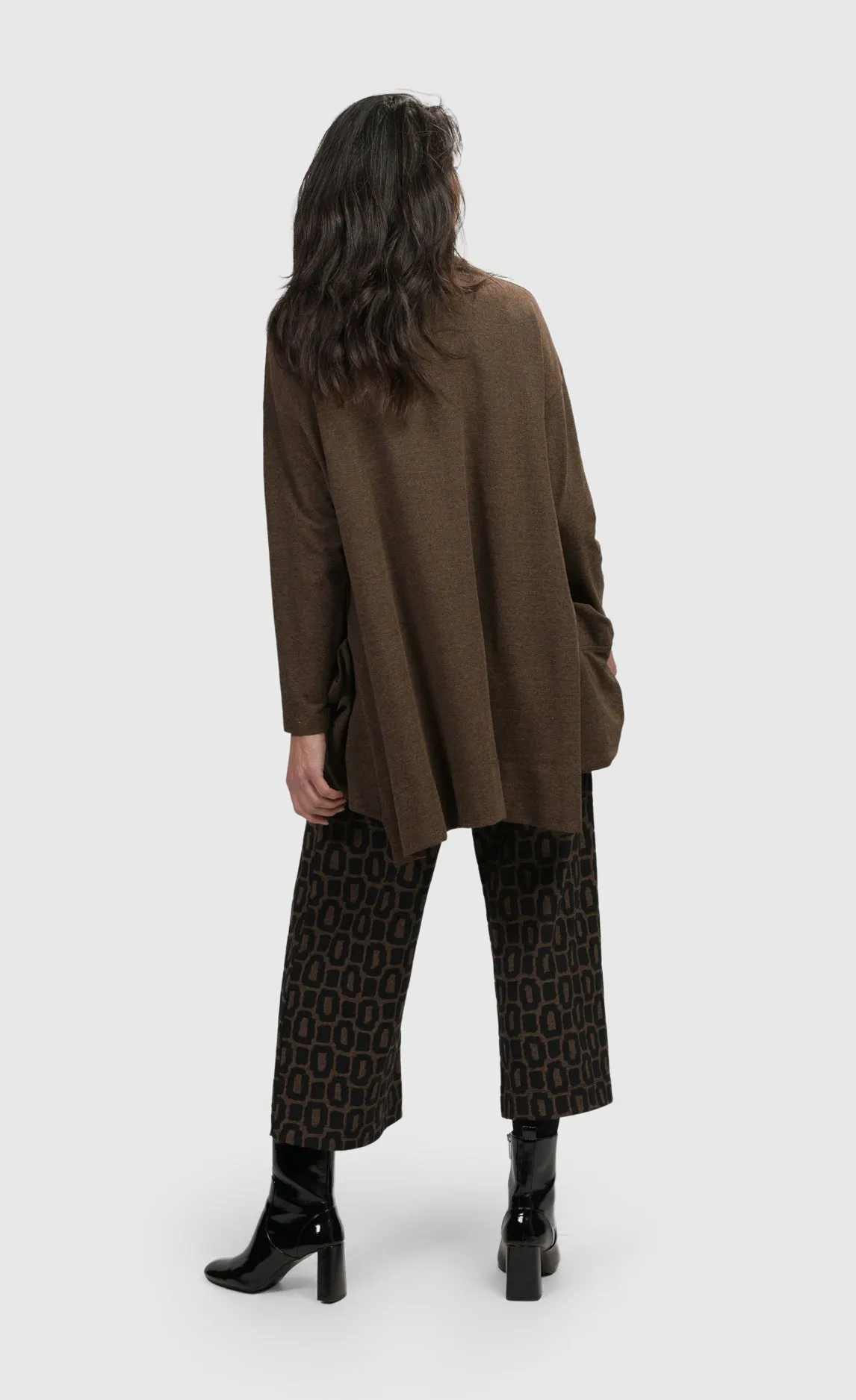 Alembika Essential Trapeze Brown Top