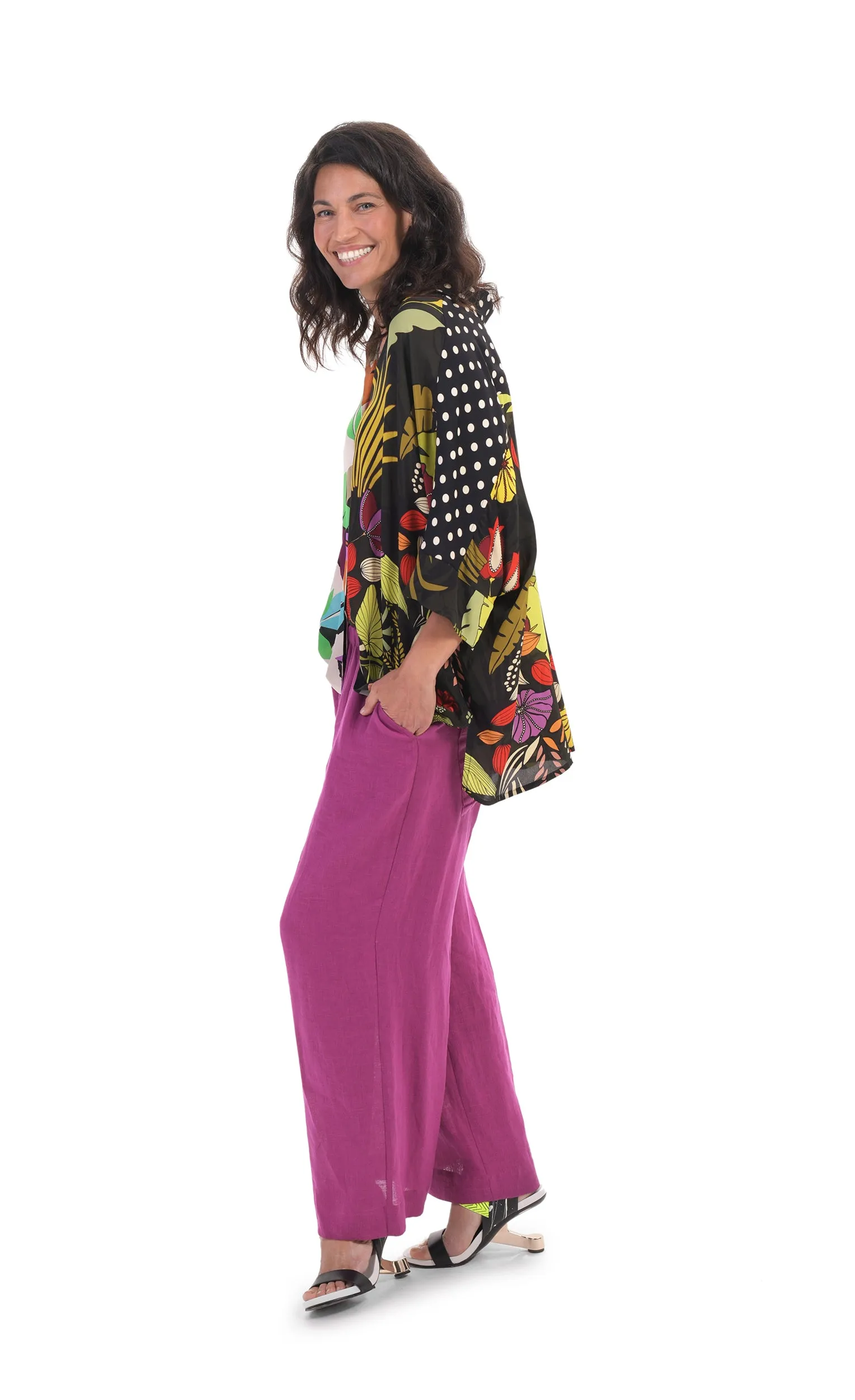 Alembika Floral Mix Print Campshirt