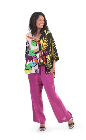 Alembika Floral Mix Print Campshirt