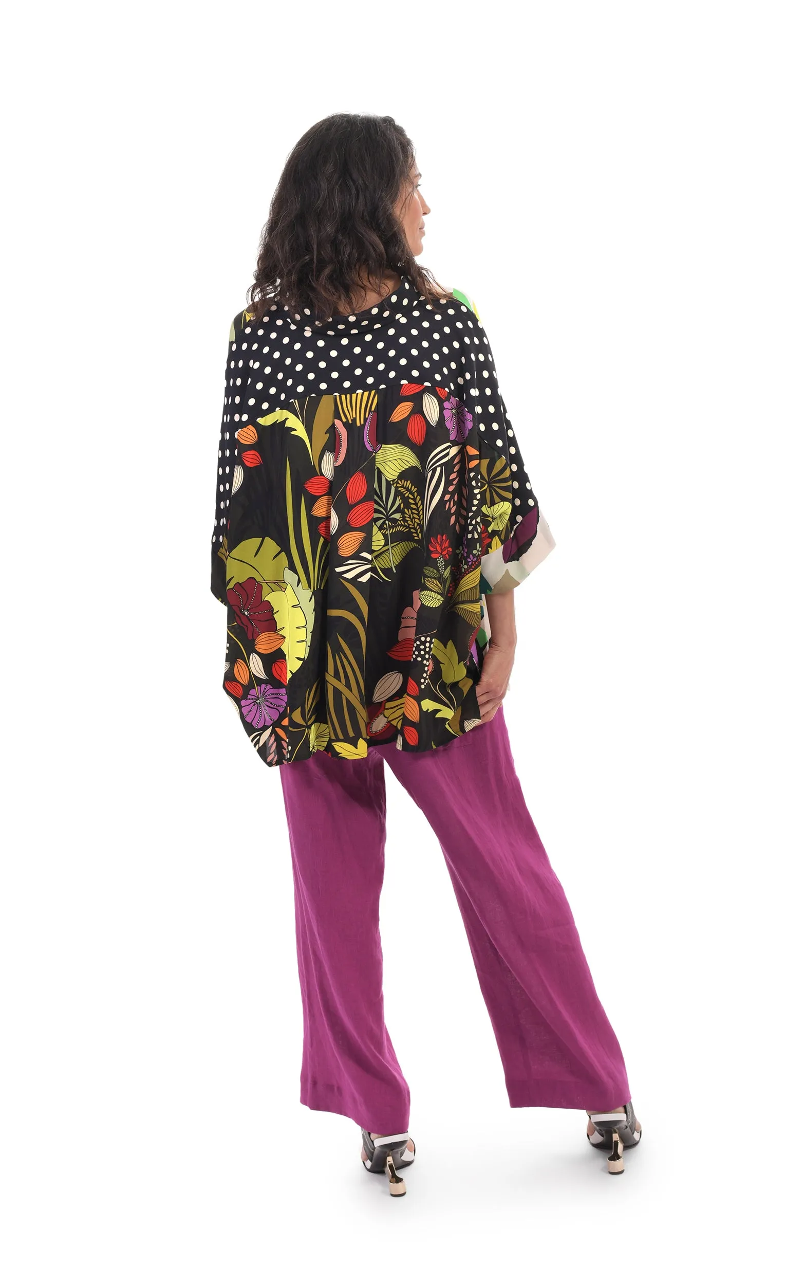 Alembika Floral Mix Print Campshirt