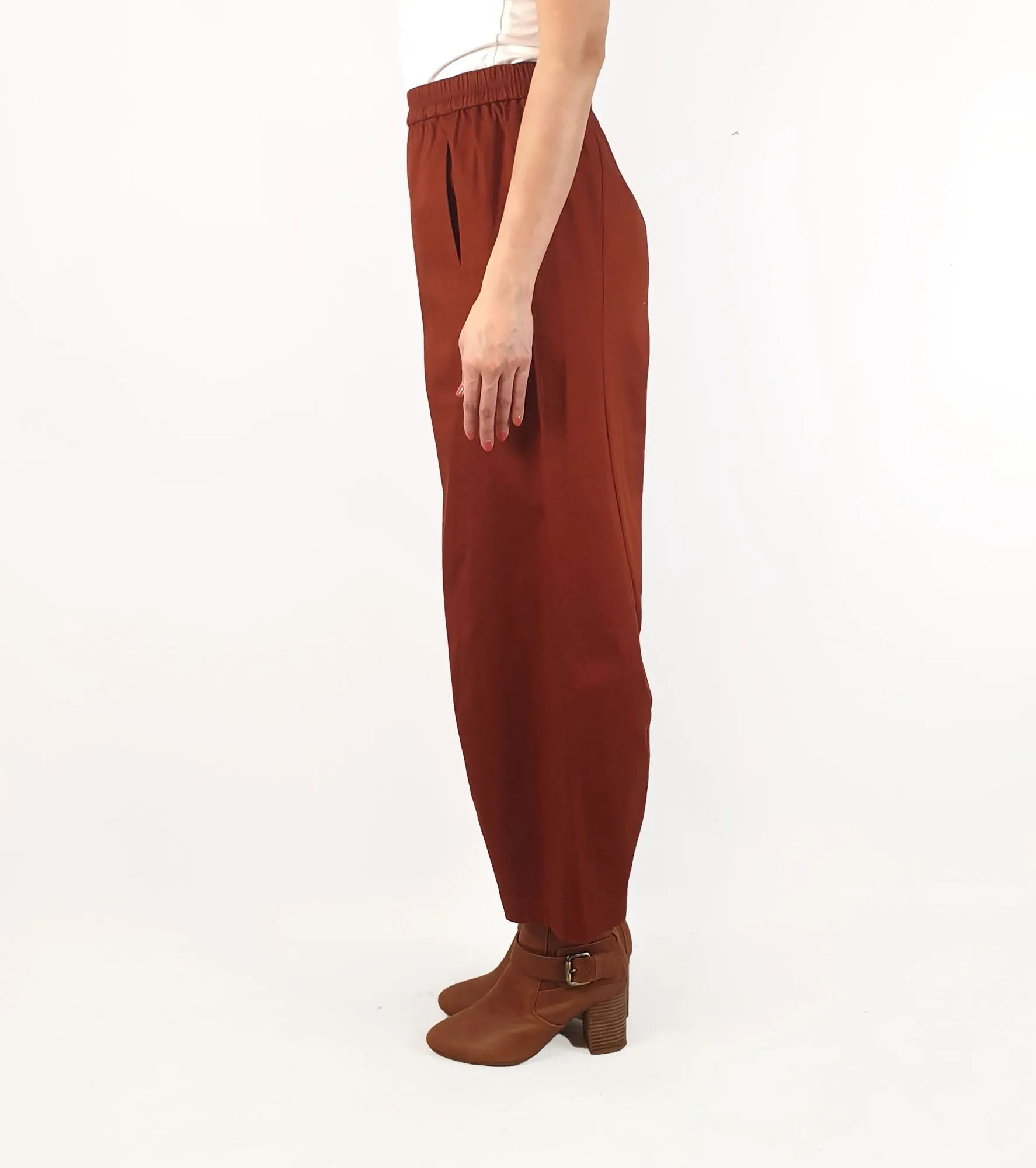 Alpha 60 orange wide leg pants size S