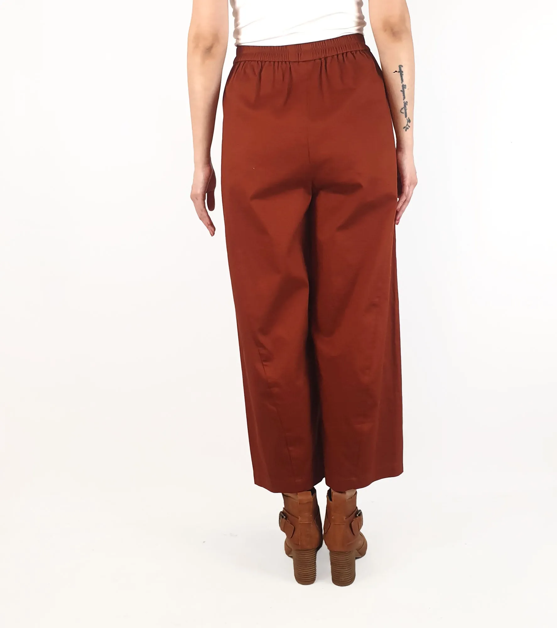 Alpha 60 orange wide leg pants size S