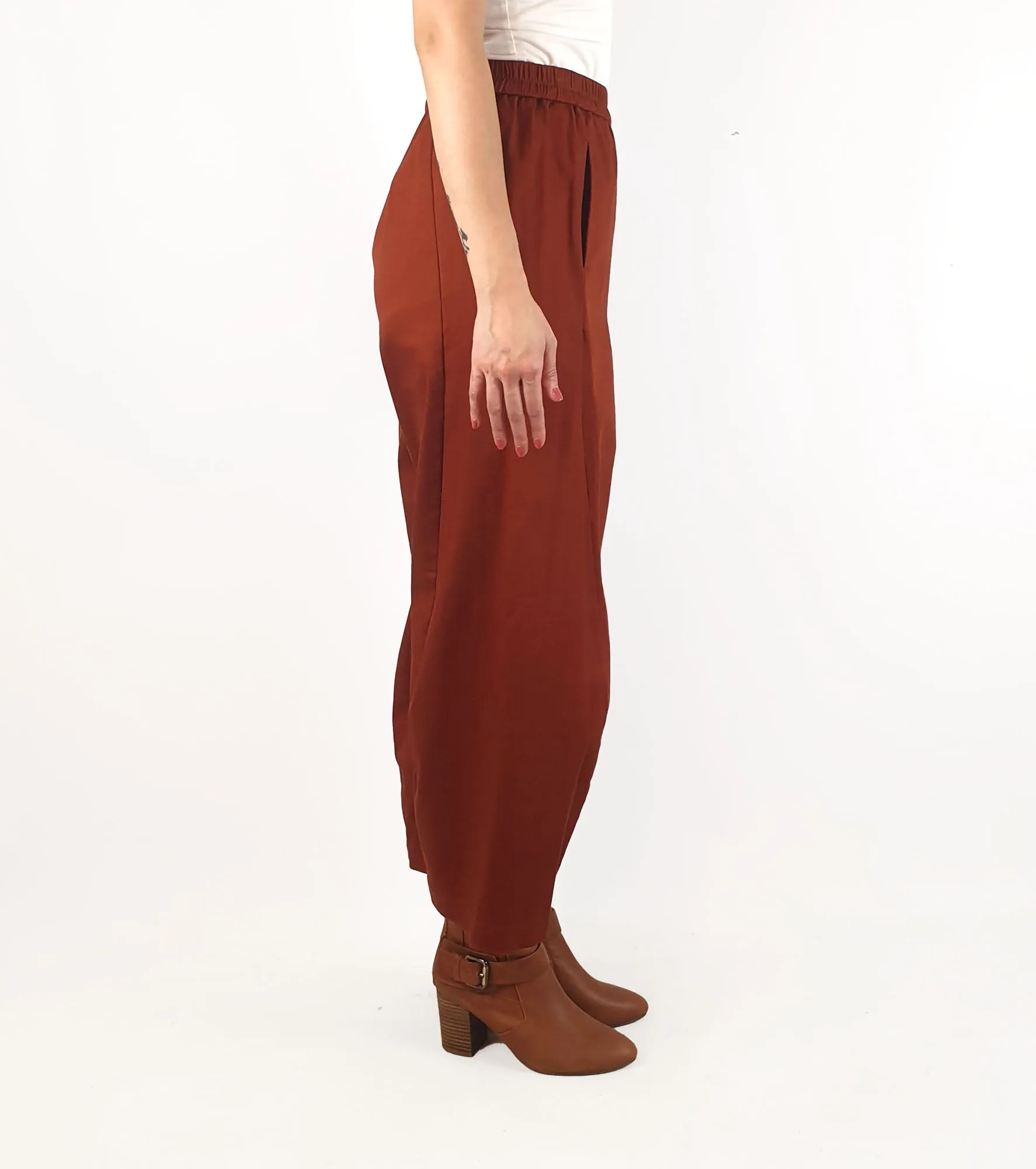 Alpha 60 orange wide leg pants size S