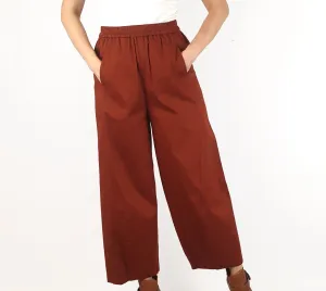 Alpha 60 orange wide leg pants size S