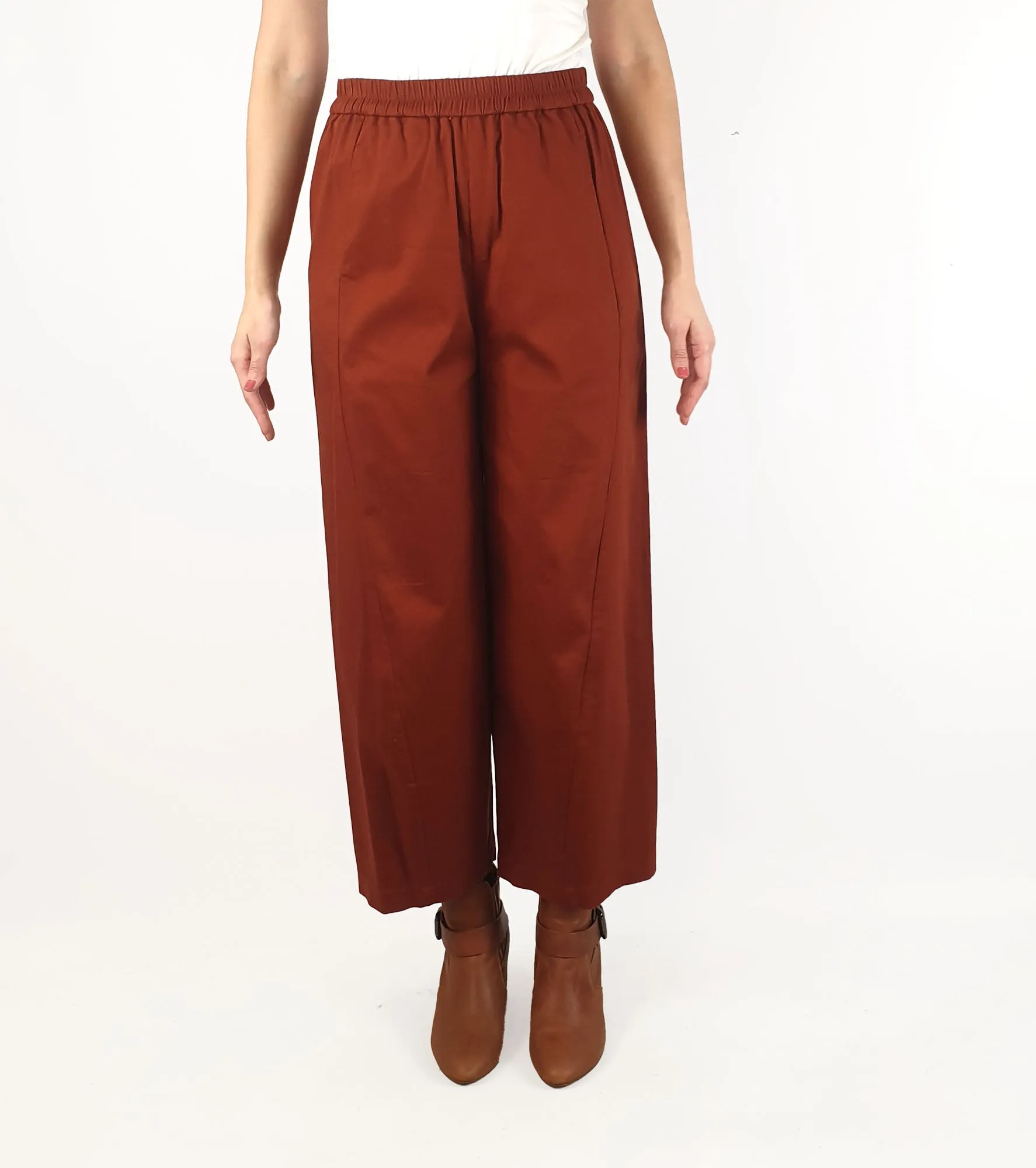 Alpha 60 orange wide leg pants size S