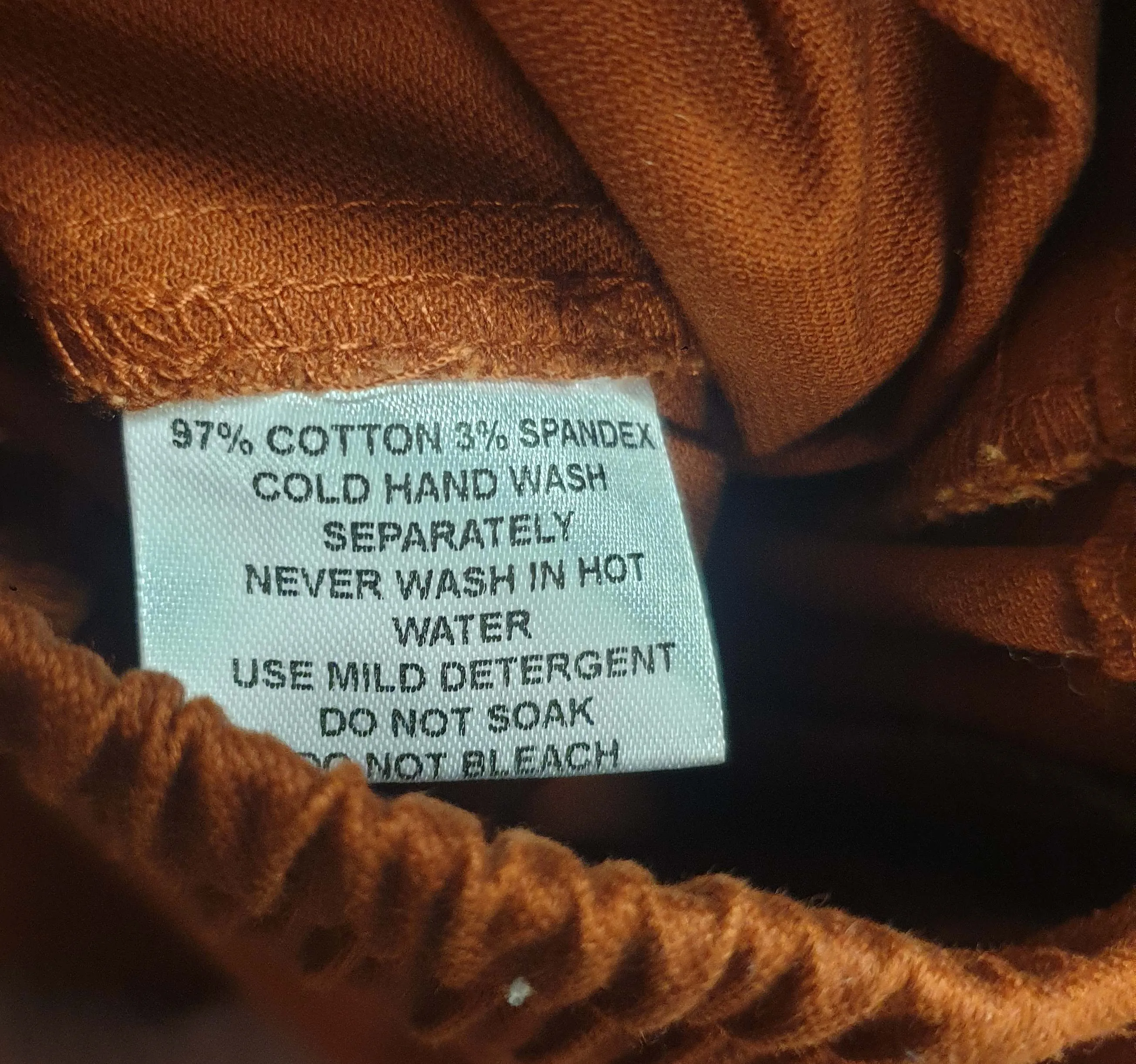 Alpha 60 orange wide leg pants size S