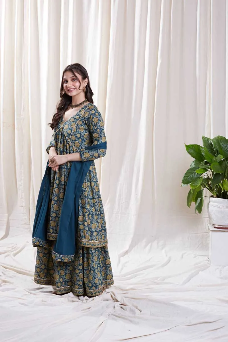 Anvi Blue Kurta Set
