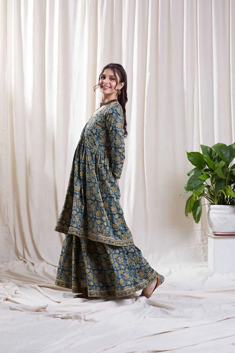 Anvi Blue Kurta Set