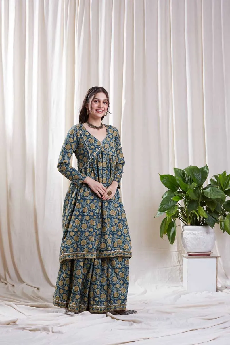 Anvi Blue Kurta Set