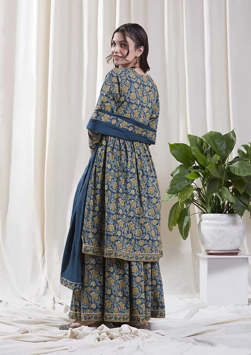 Anvi Blue Kurta Set