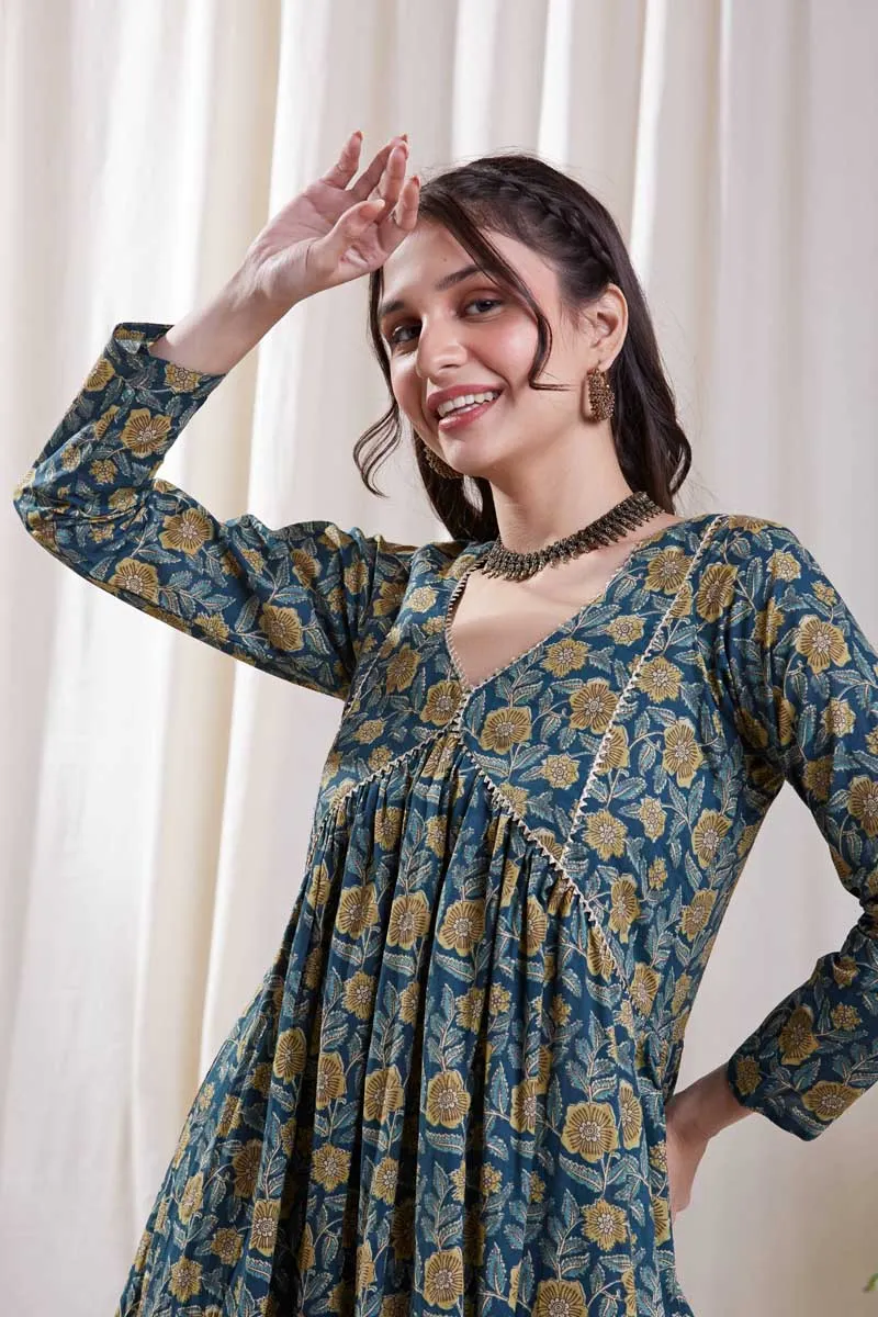 Anvi Blue Kurta Set