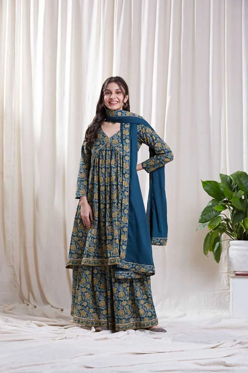 Anvi Blue Kurta Set