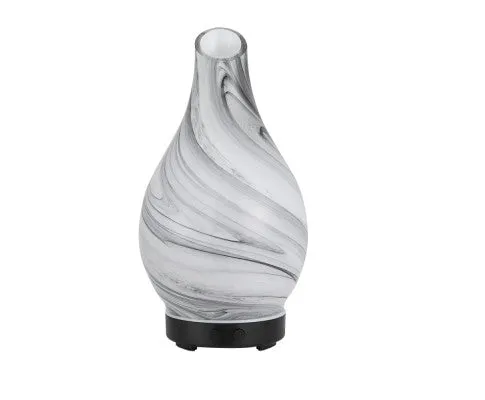 Aromatherapy Aroma Diffuser Essential Oil Humidifier LED Glass Marble