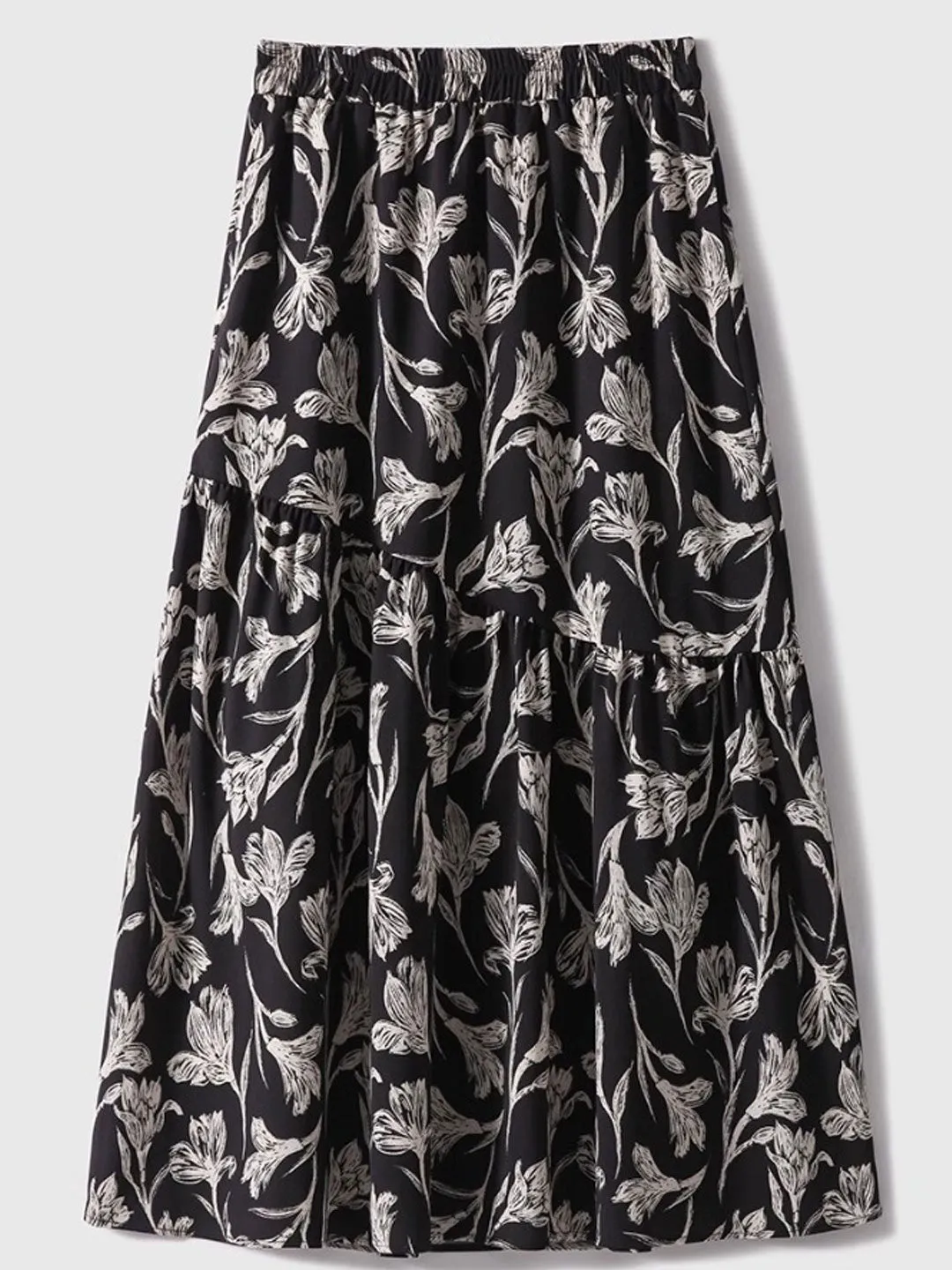 Ava Vacation A-line Floral Printed Skirt