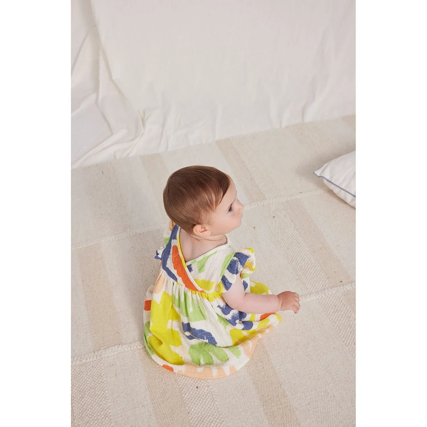 Baby Carnival All Over Ruffle Woven Dress