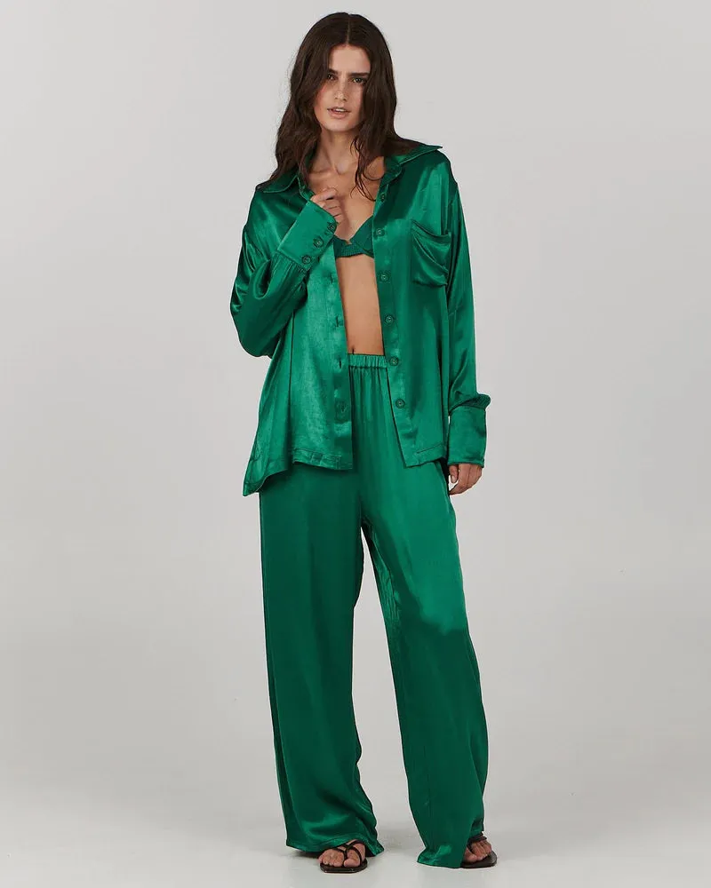 Bailee Shirt Emerald Green