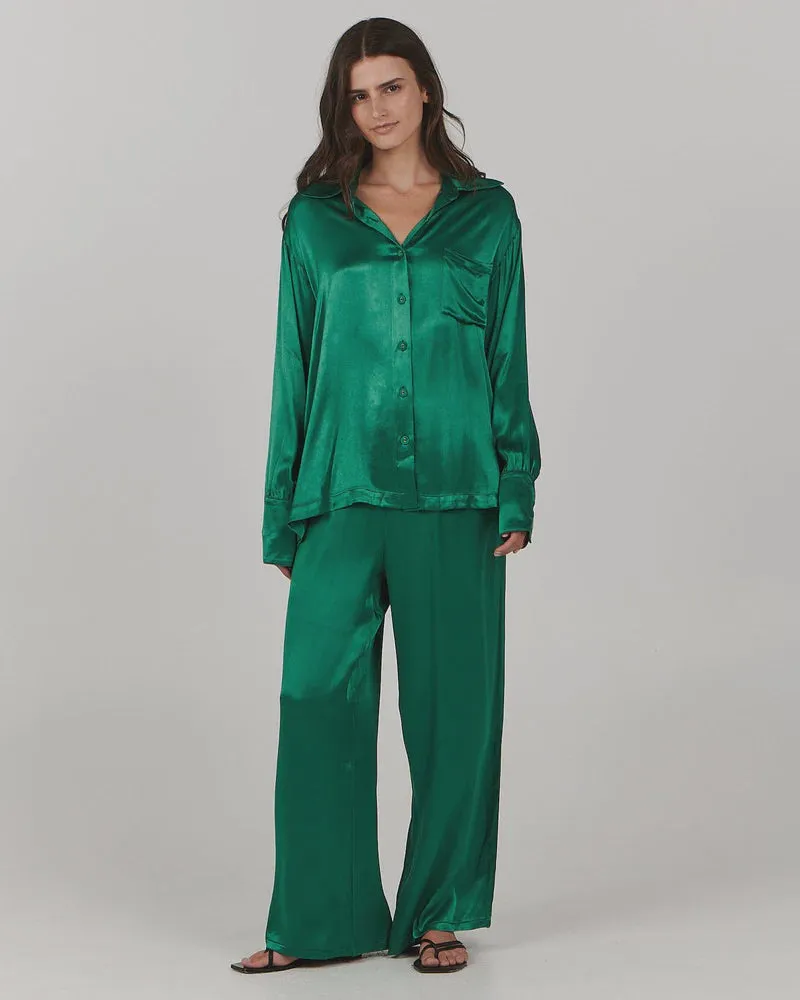 Bailee Shirt Emerald Green