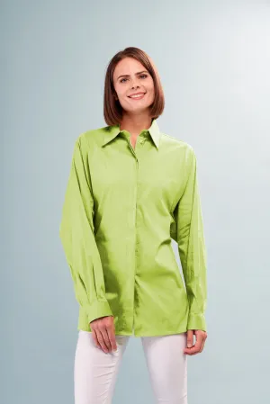 BCT18A87 Button Up Top with Ruched Back