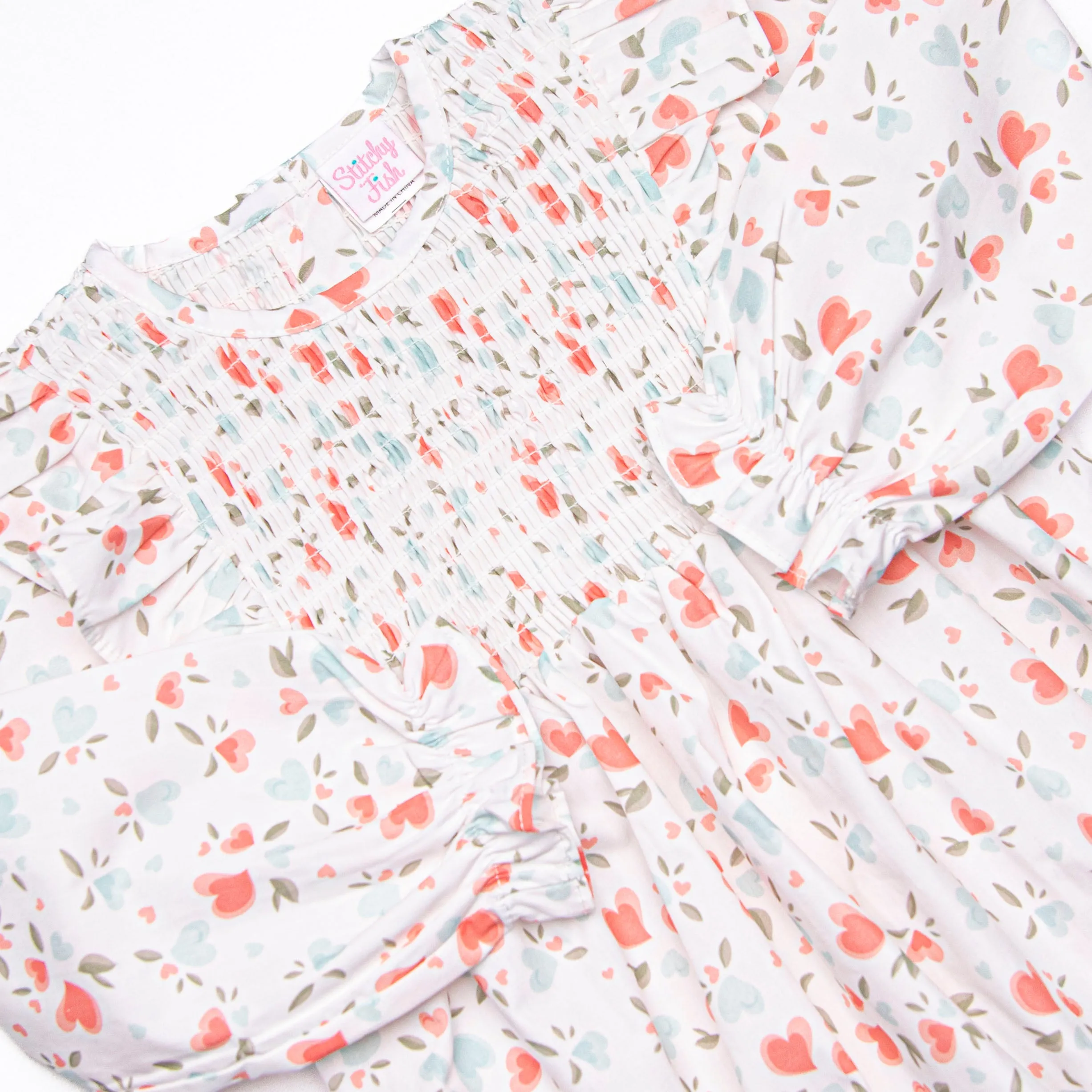 Be Mine Blossoms Dress, Green