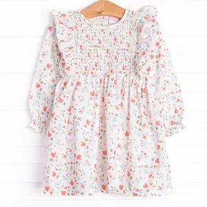 Be Mine Blossoms Dress, Green
