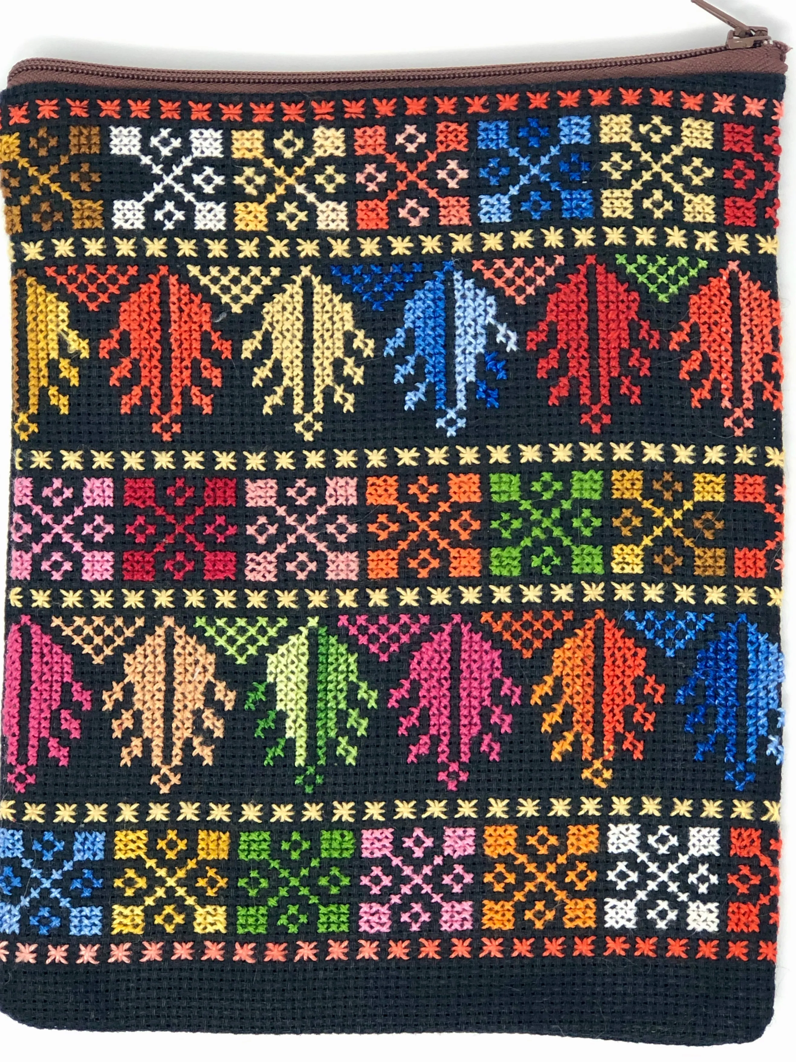 Bedouin Embroidery - Zippered Pouch