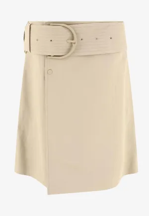 Belted Wrap Skirt