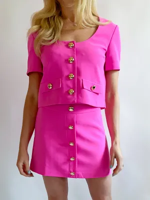 Benton Button Top