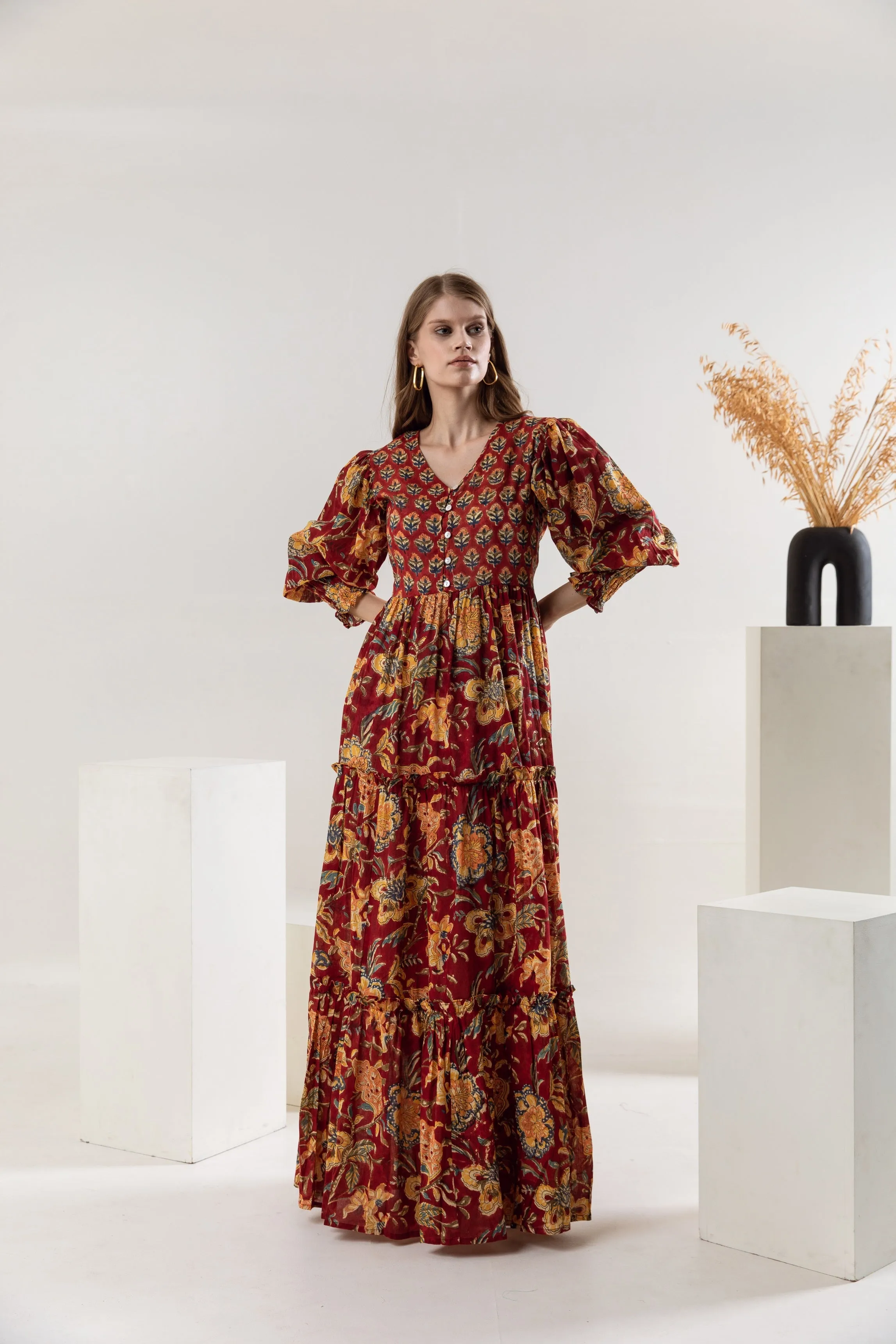 Bianca Tier Ruffle Dress