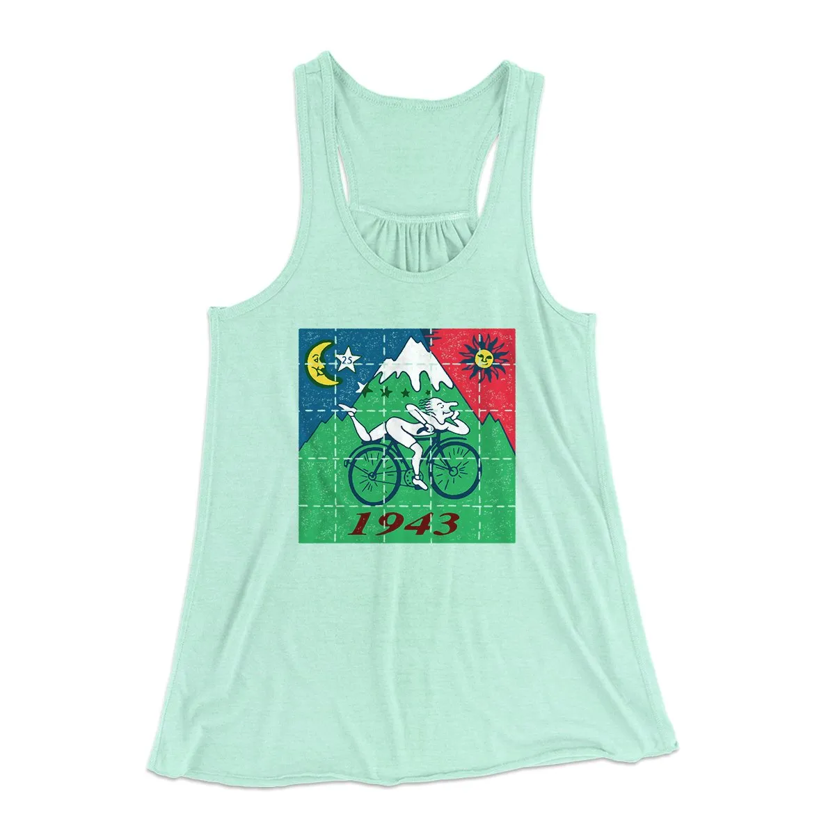 Bicycle Day 1943 Women's Flowey Tank Top
