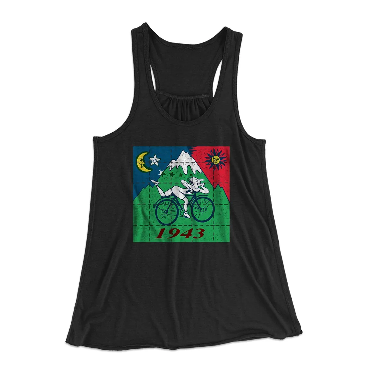 Bicycle Day 1943 Women's Flowey Tank Top