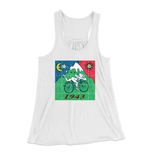 Bicycle Day 1943 Women's Flowey Tank Top