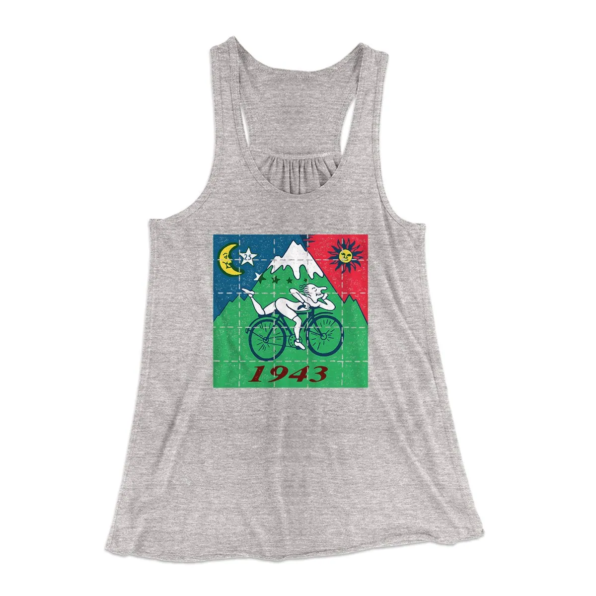 Bicycle Day 1943 Women's Flowey Tank Top