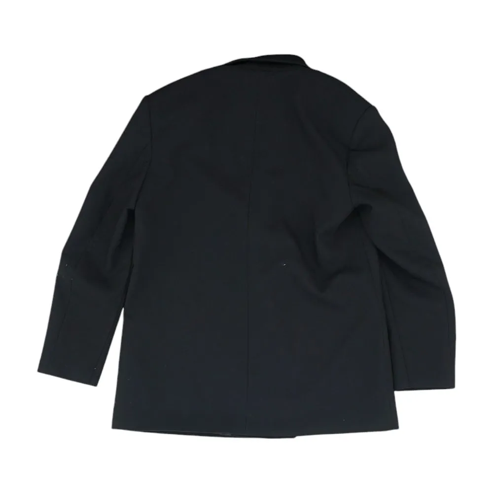 Black Solid Blazer