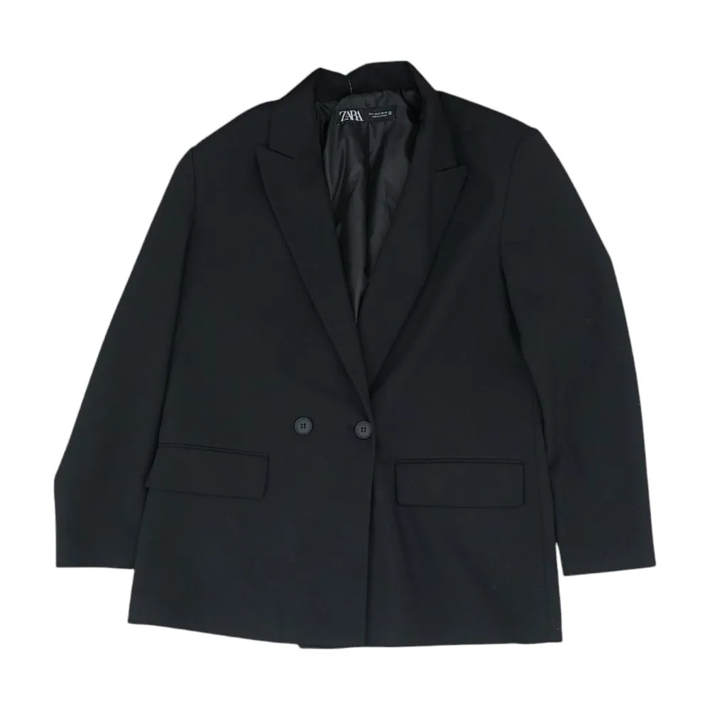 Black Solid Blazer